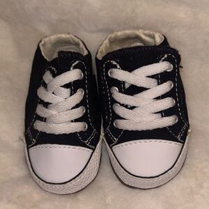 Converse All Star Black and White Baby Shoes